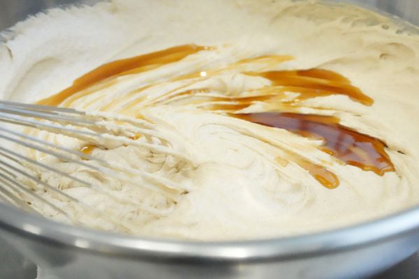 甘さを締めて奥行きを持たせる工程写真