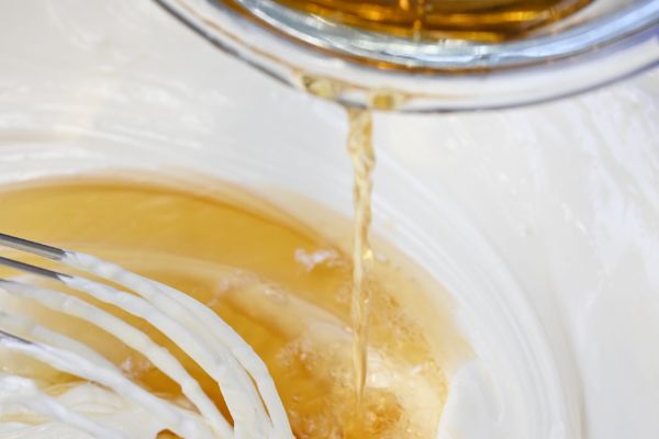 ブランデーを入れる工程